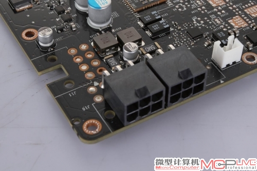 公版GTX 980的TDP为165W，实际配备双6Pin外接供电，每6Pin外接和PCI-E供电都是75W，理论上大225W供电能力对它来说显然绰绰有余。